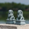 Chinese Foo Dog Statue Stone Guardian Lions