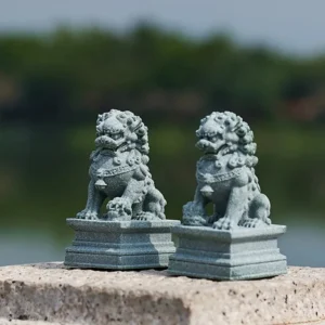 Chinese Foo Dog Statue Stone Guardian Lions