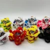 Chinese Lion Dance Plush Car Ornament