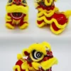 Chinese Lion Dance Plush Car Ornament