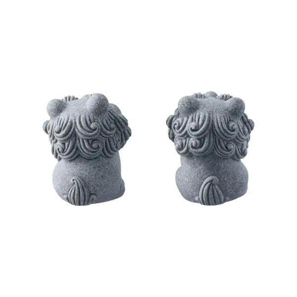 Chinese Foo Dog Guardian Lion Statue Pair