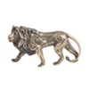 Vintage Brass Lion Miniature Figurine Desktop