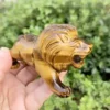 Tiger Eye Stone Lion Statue Feng Shui