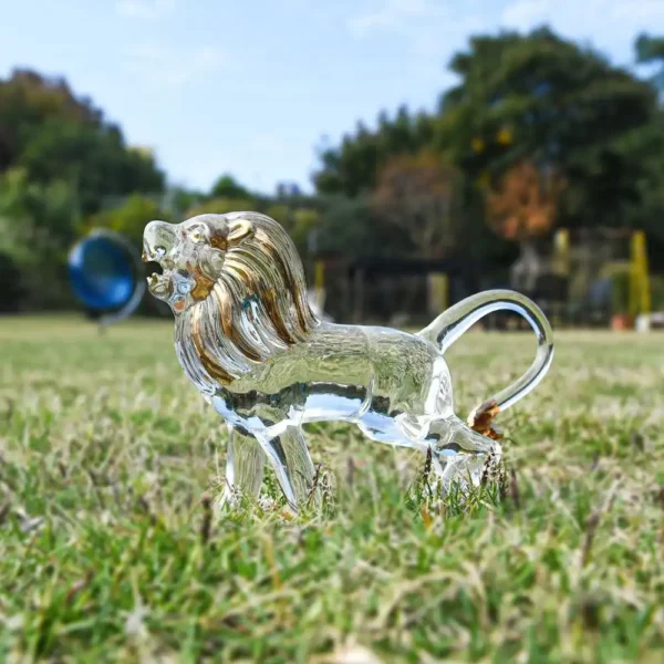 Crystal Animal Figurines Lion Elephant Frog Sculpture
