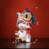 Chinese Resin Foo Dog Guardian Lion Statue